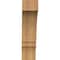 Ekena Millwork 6"W x 18"D x 24"H Balboa Rough Sawn Knee Brace, Western Red Cedar BRC06X18X24BOA00RWR - alternate 3